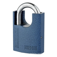HEHE Brand Blue color Paint Shackle Protected wrapped beam Iron LOB Padlock with normal key